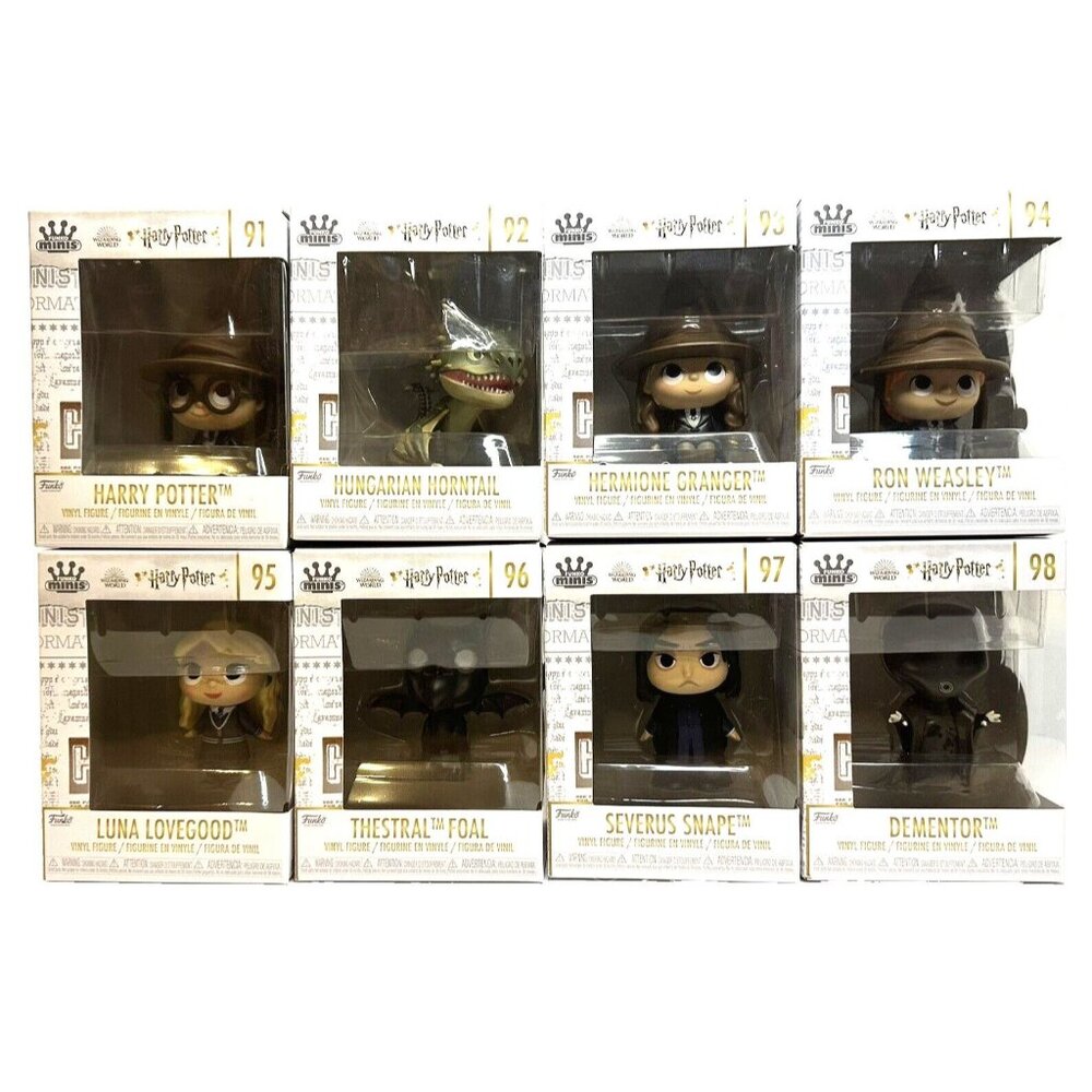 FUNKO Minis Wizarding World of Harry Potter  Entire Set of‎ 8- boxes #91-98  NEW